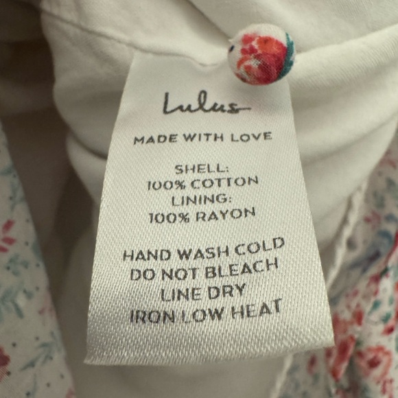 Lulu's Floral Ruffle Mini Dress - Picture 5 of 5